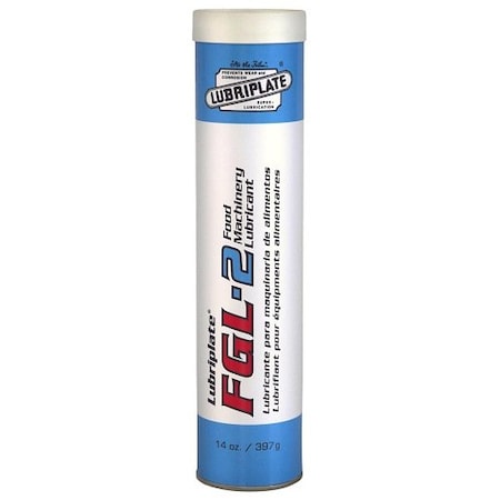 Lubriplate Aluminum Complex Grease, Bearing, Gear, Chain, Cartridge, Semi Solid FGL-2 14.5OZ CART ; L0232-098
